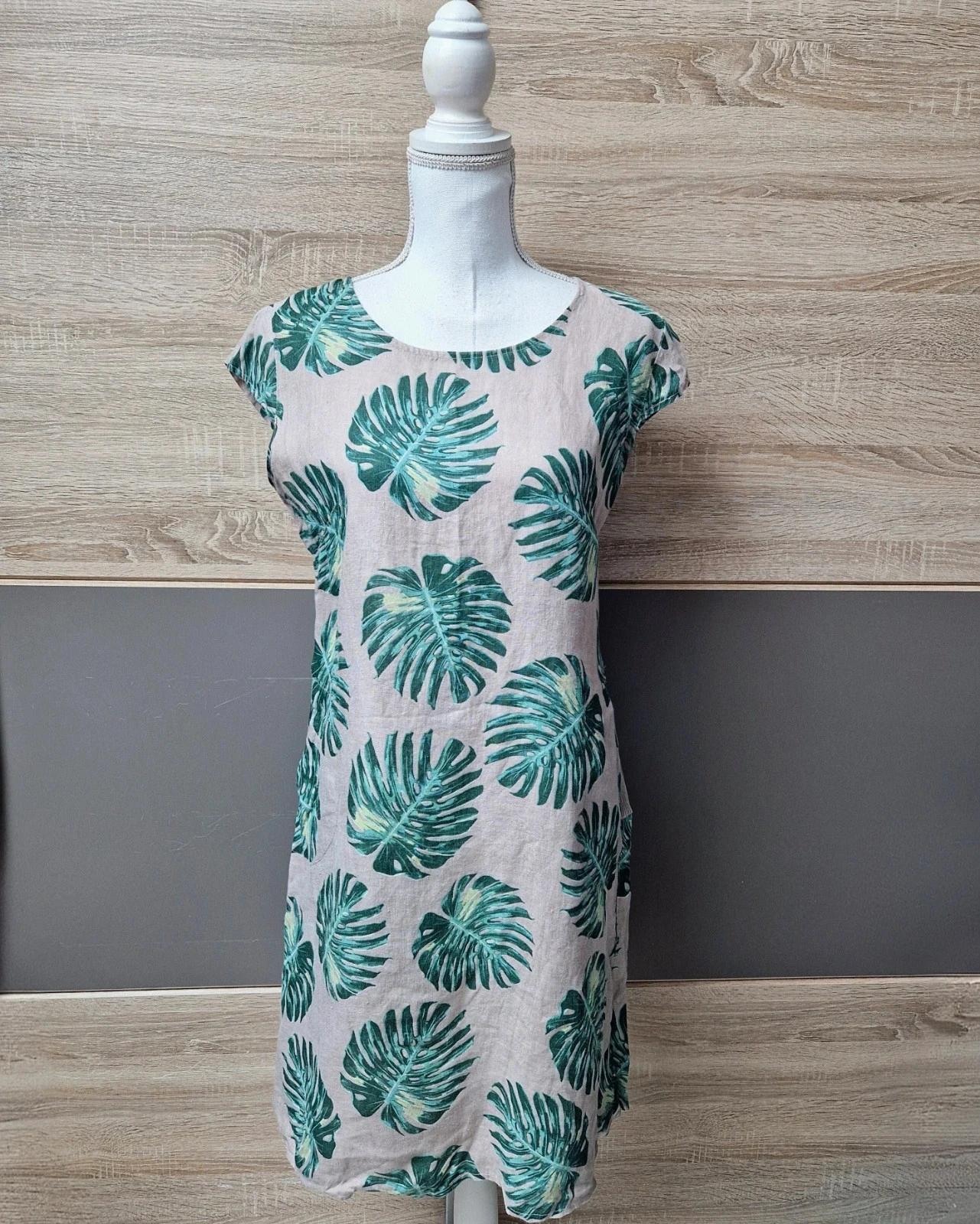 Robe d'été en lin Made in Italy Taille S